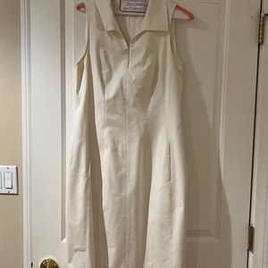 Armani White Cotton Summer Shift size 12
